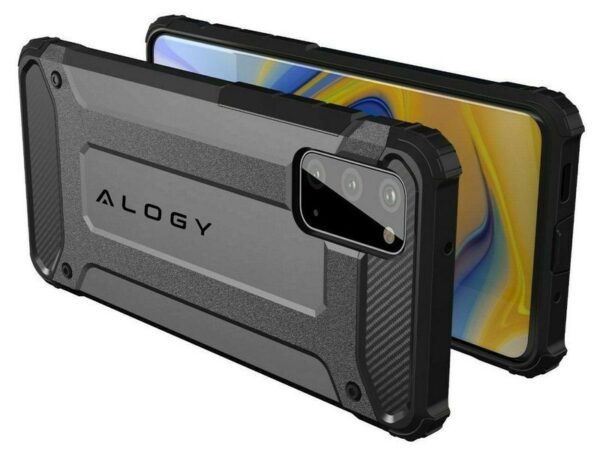 Etui Alogy Hard Armor do Samsung Galaxy S20 szare - obrazek 4