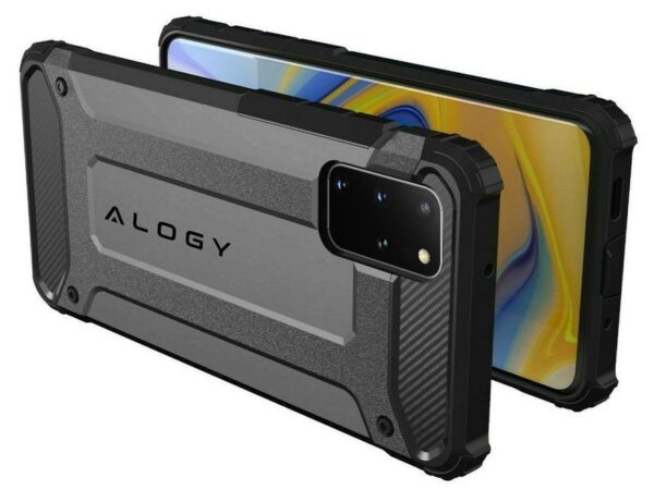 Etui Alogy Hard Armor do Samsung Galaxy S20 Plus szare - obrazek 5