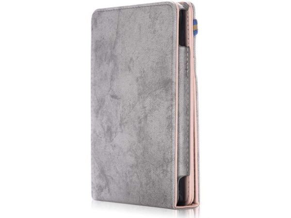 Etui Alogy Slim Leather do Kindle Paperwhite 4 2018/2019 Szare - obrazek 7