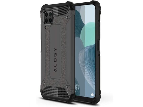 Etui Alogy Hard Armor do Huawei P40 Lite/ Nova 6 SE szare