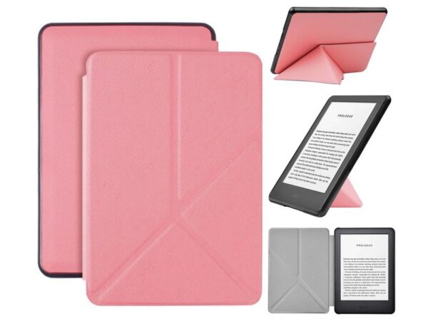 Etui Alogy Origami do Kindle Paperwhite 4 Różowe - obrazek 2