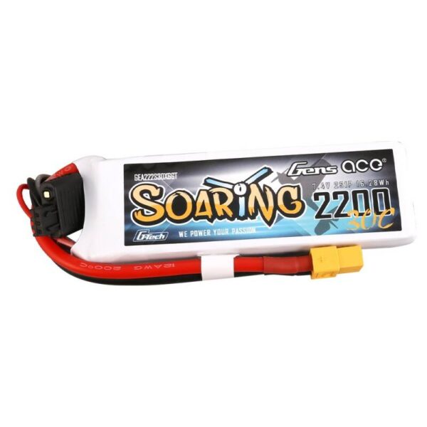 Gens ace G-Tech Soaring 2200mAh 11.1V 30C 3S1P Lipo Battery - obrazek 3