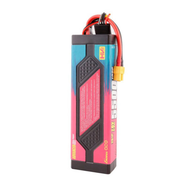 Akumulator Gens ace Advanced 5500mAh 7.6V 100C 2S1P HardCase Lipo z konektorem XT60 - obrazek 4