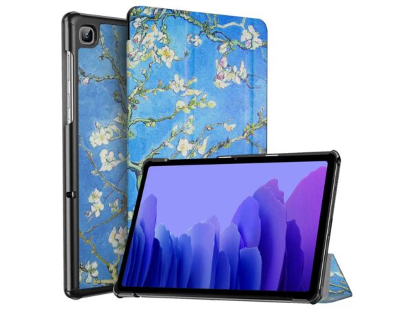 Etui Alogy Book Cover do Galaxy Tab Tab A7 10.4 2020/ 2022 T500/T505 Kwitnący migdałowiec - obrazek 2