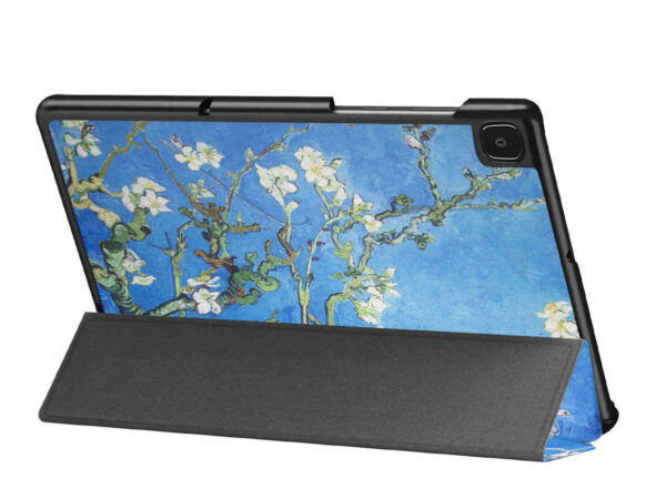 Etui Alogy Book Cover do Galaxy Tab Tab A7 10.4 2020/ 2022 T500/T505 Kwitnący migdałowiec - obrazek 5