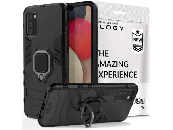 Etui Alogy Stand Ring Armor do Samsung Galaxy A02s/ A03s 164mm czarne