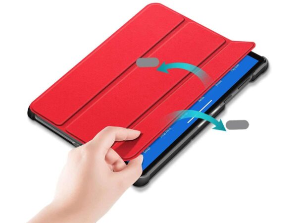 Etui Alogy Book Cover do Lenovo M10 Gen 2 TB-X306 Czerwone - obrazek 4