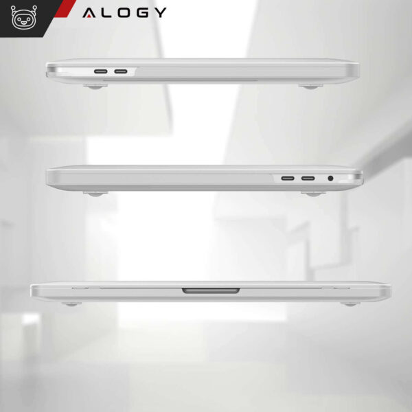 Etui Alogy Hard Case do Apple MacBook Air 13 2021 2020 M1 2019 2018 A2337 A2179 A1932 Przezroczyste - obrazek 8