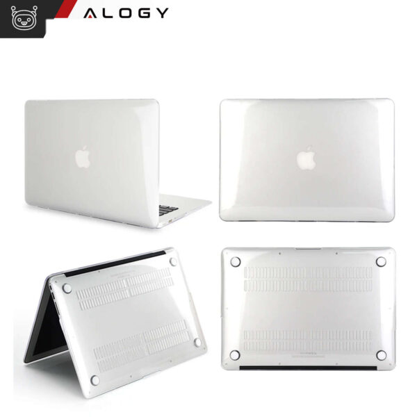 Etui Alogy Hard Case do Apple MacBook Air 13 2021 2020 M1 2019 2018 A2337 A2179 A1932 Przezroczyste - obrazek 3