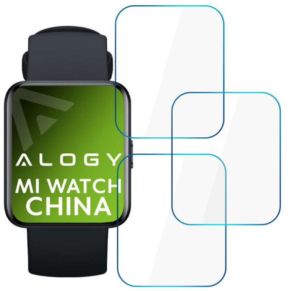 3x Folia hydrożelowa Alogy Hydrogel do Xiaomi Mi Watch China - obrazek 3