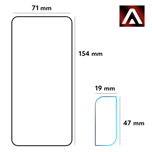 2x Szkło Alogy Full Glue FC + 2x Szkło na obiektyw kamerę do Samsung Galaxy S22 Plus - obrazek 4