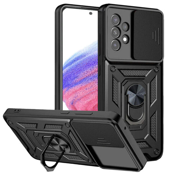 Etui Alogy Camshield Stand Ring z osłonką na aparat do Samsung Galaxy A53 / A53 5G - obrazek 2