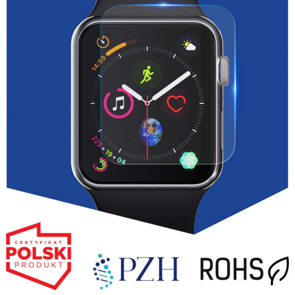 3x Folia Hydrożelowa do Apple Watch 9 41mm 3mk ARC ochronna na ekran Hybrydowa ŻEL Watch Protection™ - obrazek 7