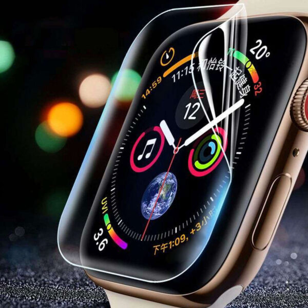 3x Folia Hydrożelowa do Apple Watch 9 45mm 3mk ARC ochronna na ekran Hybrydowa ŻEL Watch Protection™ - obrazek 5