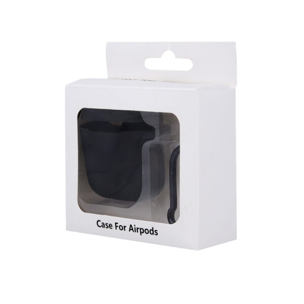 Etui do Airpods / Airpods 2 czarne z haczykiem - obrazek 5