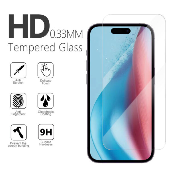 Szkło hartowane 2,5D Premium do iPhone 14 Pro Max 6,7" - obrazek 10