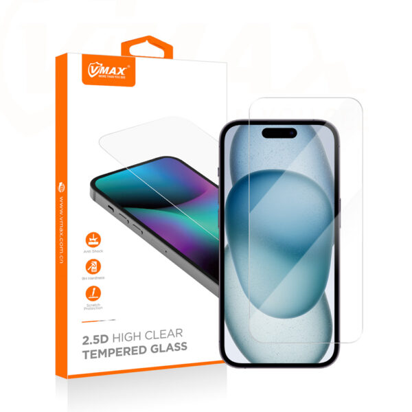 Vmax szkło hartowane 2,5D Normal Clear Glass do iPhone X / XS / 11 Pro - obrazek 3