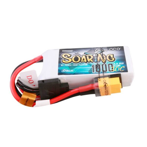 Akumulator Gens ace G-Tech Soaring 1000mAh 11.1V 30C 3S1P Lipo Battery - obrazek 2