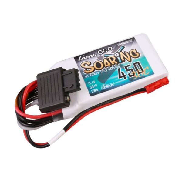 Akumulator Gens ace G-Tech Soaring 450mAh 11.1V 30C 3S1P Lipo Battery - obrazek 2