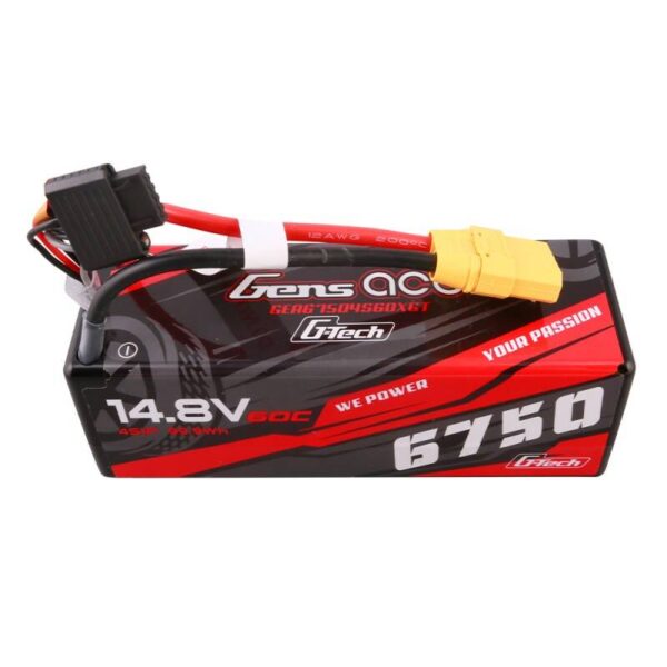 Akumulator Gens ace G-Tech 6750mAh 14.8V 60C 4S1P 14# XT90 - obrazek 3