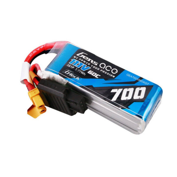 Akumulator Gens ace G-Tech 700mAh 11.1V 60C 3S1P Lipo Battery Pack - obrazek 2