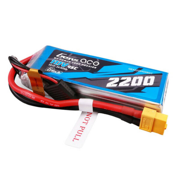 Akumulator Gens Ace G-Tech 2200mAh 11.1V 45C 3S1P z konektorem XT60 - obrazek 2