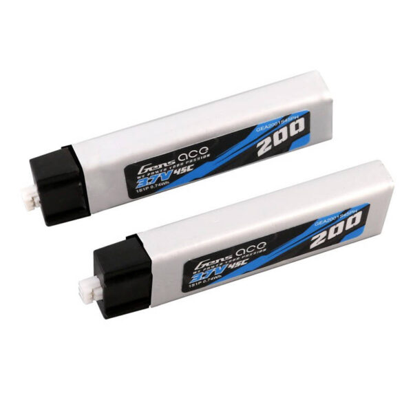 Akumulator Gens ace 200mAh 3.7V 45C 1S1P Lipo  (2 szt.) - obrazek 3