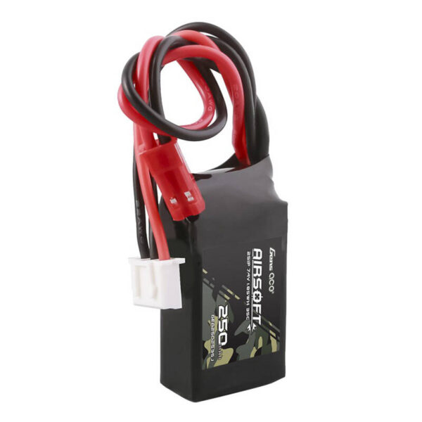 Akumulator Gens ace 250mAh 7.4V 35C 2S1P Airsoft Gun Lipo z konektorem JST-SYP Plug - obrazek 3