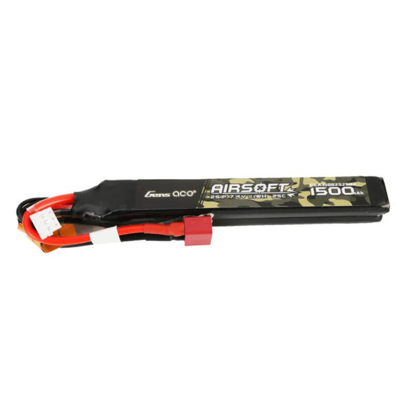 Akumulator Gens ace 25C 1500mAh 3S1P 11.1V Airsoft Gun Lipo z konektorem mini Tamiya Plug - obrazek 3