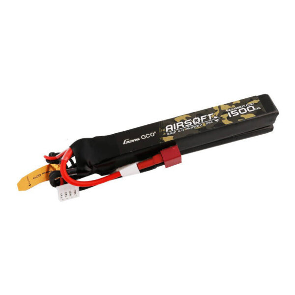 Akumulator Gens ace 25C 1500mAh 3S1P 11.1V Nunchuck 2X Airsoft Gun Lipo z konektorem T Plug - obrazek 5