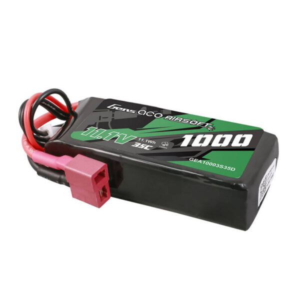 Akumulator Gens ace 35C 1000mAh 3S1P 11.1V Airsoft Gun Lipo z konektorem T Plug - obrazek 3