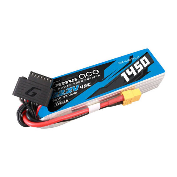 Akumulator Gens Ace G-Tech 1450mAh 22.2V 45C 6S1P Lipo z konektorem XT60 Plug - obrazek 3