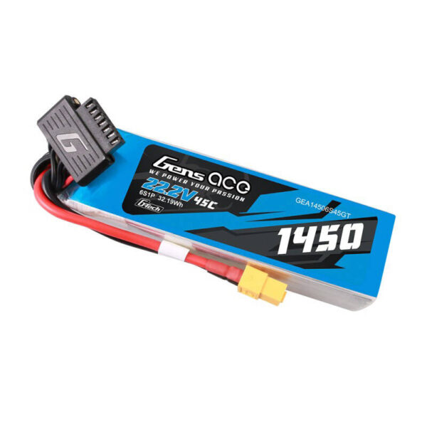 Akumulator Gens Ace G-Tech 1450mAh 22.2V 45C 6S1P Lipo z konektorem XT60 Plug - obrazek 2