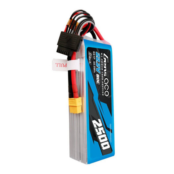 Akumulator Gens ace G-Tech 2500mAh 22.2V 80C 6S1P Lipo z konektorem XT60 plug - obrazek 4