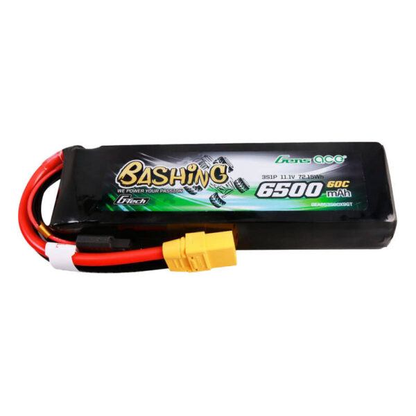 Akumulator Gens ace G-Tech 6500mAh 11.1V 60C 3S1P Lipo z konektorem XT90-Bashing Series - obrazek 2