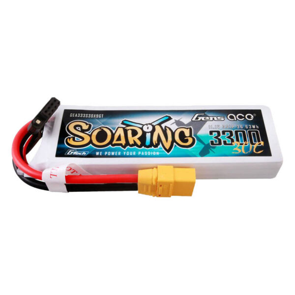 Akumulator Gens ace G-Tech Soaring 3300mAh 11.1V 30C 3S1P Lipo z konektorem XT90 plug