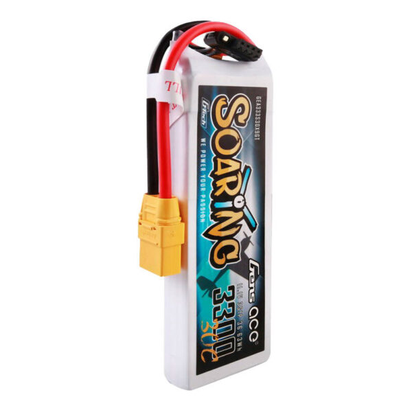 Akumulator Gens ace G-Tech Soaring 3300mAh 11.1V 30C 3S1P Lipo z konektorem XT90 plug - obrazek 4