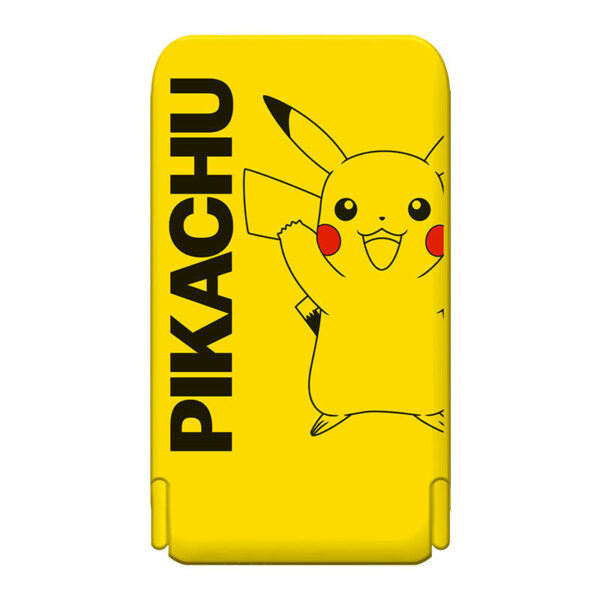 Powerbank magnetyczny OTL 5000 mAh, USB-C 15W, Pokemon Pikatchu ze stojakiem (żółty) - obrazek 2