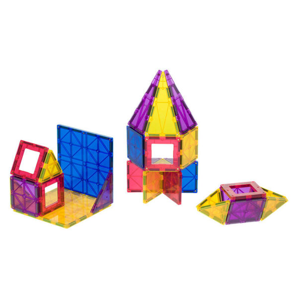 Klocki magnetyczne 3D Playmags 165 zestaw 32 elementów - obrazek 3