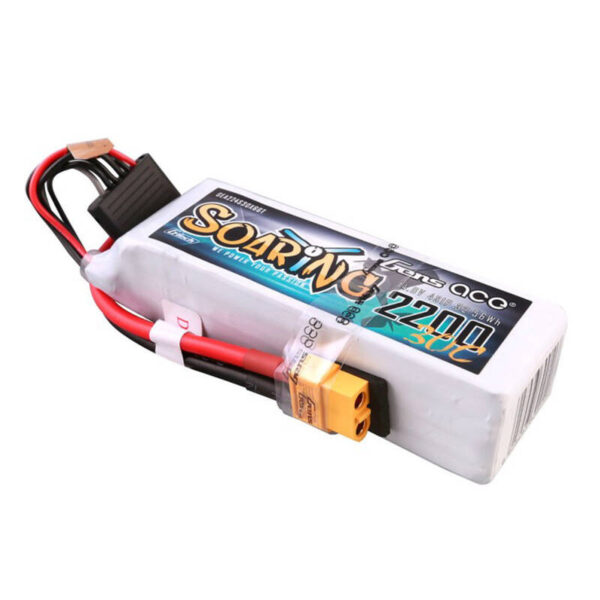 Akumulator Gens ace G-Tech Soaring 2200mAh 14.8V 30C 4S1P Lipo z konektorem XT60 - obrazek 2