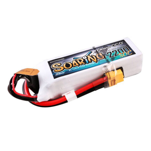 Akumulator Gens ace G-Tech Soaring 2200mAh 14.8V 30C 4S1P Lipo z konektorem XT60 - obrazek 4