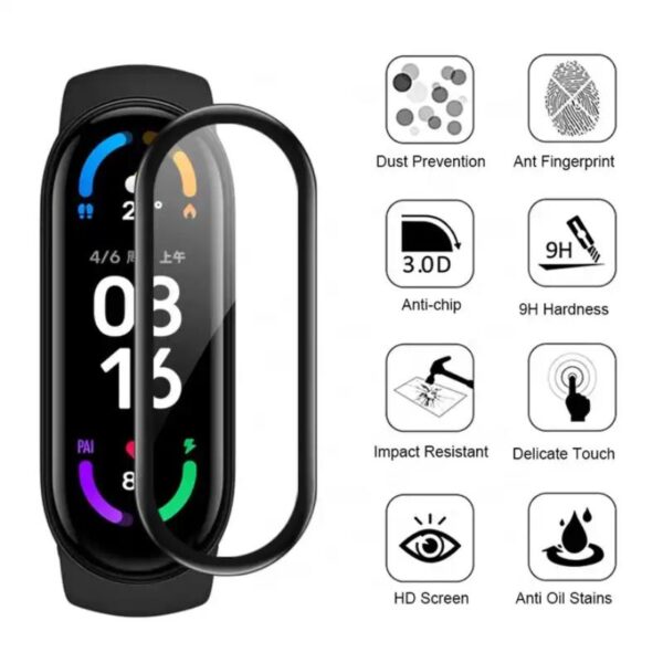 Szkło hartowane 3D do Mi Band 3 / M3 - obrazek 2