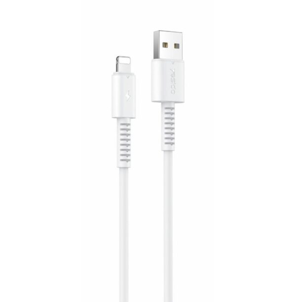 Yesido Kabel CA120 18W USB-Lightning 1m PVC 2A, WHITE / BIAŁY