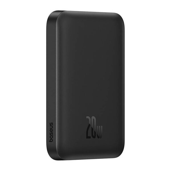 Mini bezprzewodowy PowerBank Baseus 20W (czarny) - obrazek 4