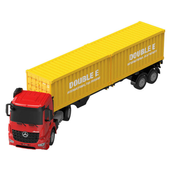 Ciężarówka zdalnie sterowana RC na pilota 1:26 Double Eagle (czerwony) Mercedes-Benz Arocs E664-003 - obrazek 2