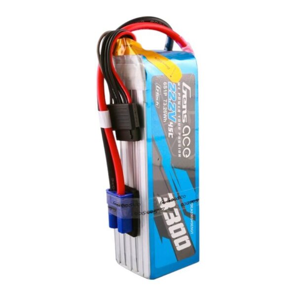 Akumulator Gens ace G-Tech 3300mAh 22.2V 45C 6S1P Lipo z konektorem EC5 Plug - obrazek 3