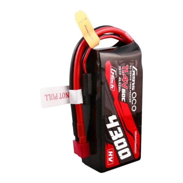 Akumulator Gens ace G-Tech 4300mAh 3S1P 11.4V 60C Lipo z konektorem T-plug - obrazek 4