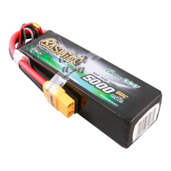 Akumulator Gens ace G-Tech 5000mAh 14.8V 4S1P 60C Lipo z konektorem XT90 Plug-Bashing Series - obrazek 3