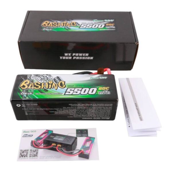 Akumulator Gens ace G-Tech 5500mAh 4S1P 14.8V 60C HardCase RC car Lipo - obrazek 5