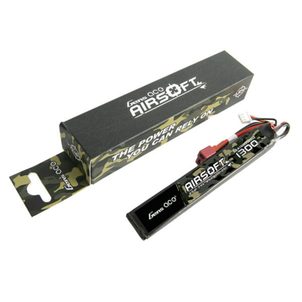 Akumulator Gens ace 25C 1300mAh 2S1P 7.4V Saddle Airsoft Gun Lipo z konektorem T - obrazek 4